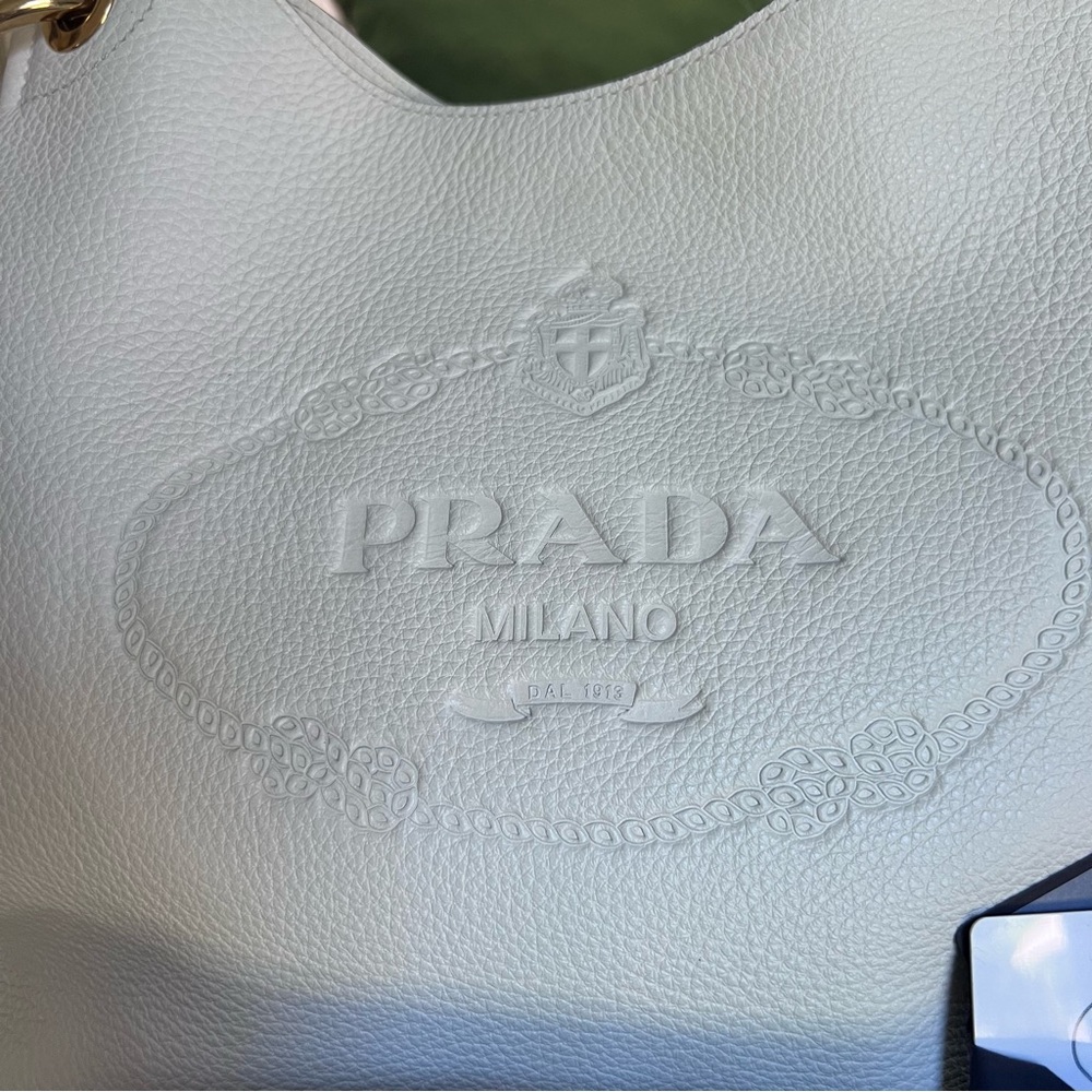 PRADA Leather Hobo shoulder Bag - Picture 2 of 14